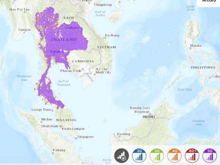 泰國 eSIM 推薦：AIS 泰國網路覆蓋範圍