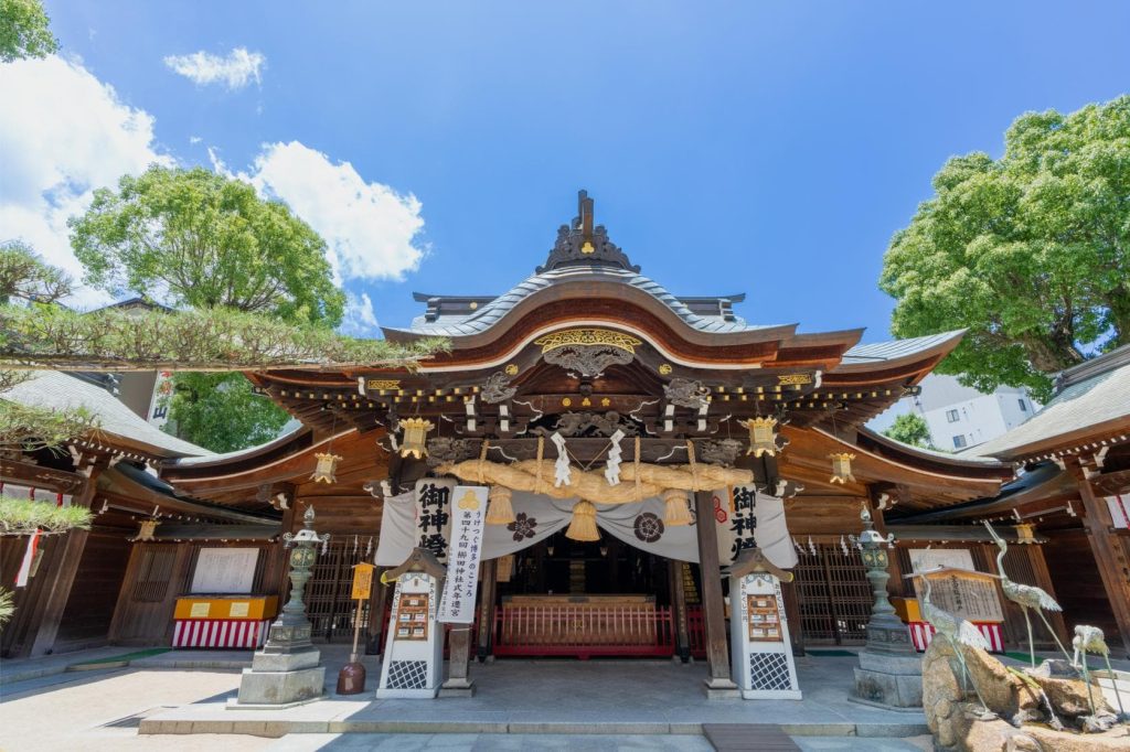 福岡自由行必去 - 櫛田神社