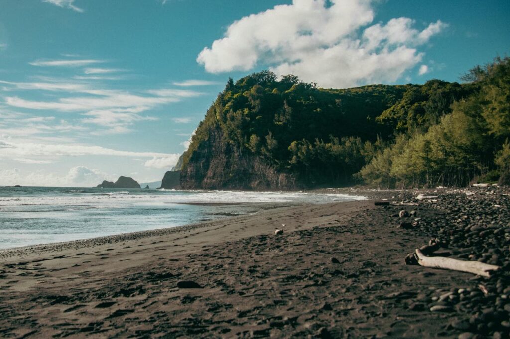 大島景點 #3 | Punaluʻu Beach 黑沙灘