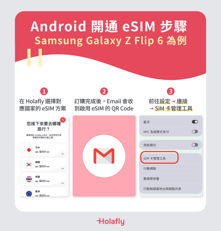Android 開通 eSIM 步驟