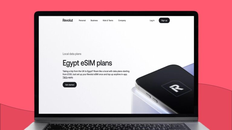 شريحة إلكترونية eSIM مصر من Revolut