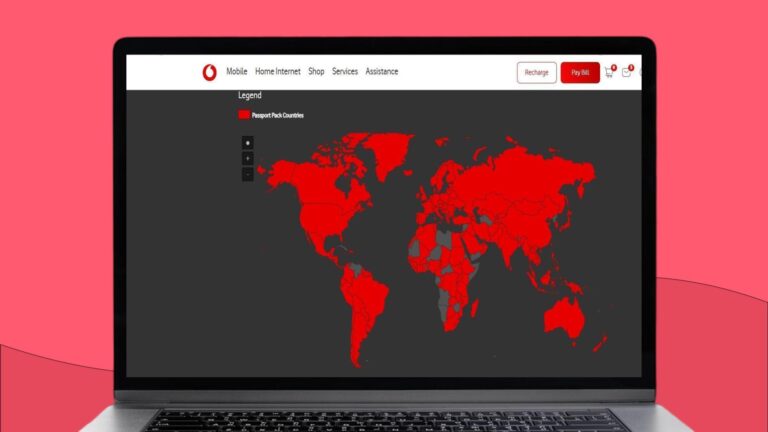 خريطة تغطية Vodafone Qatar توضح الدول المشمولة بباقات التجوال فودافون حول العالم
