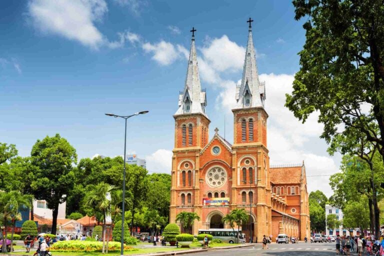 越南胡志明市红教堂