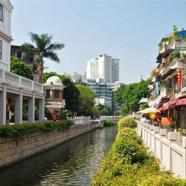 广州旅游景点:荔枝湾涌