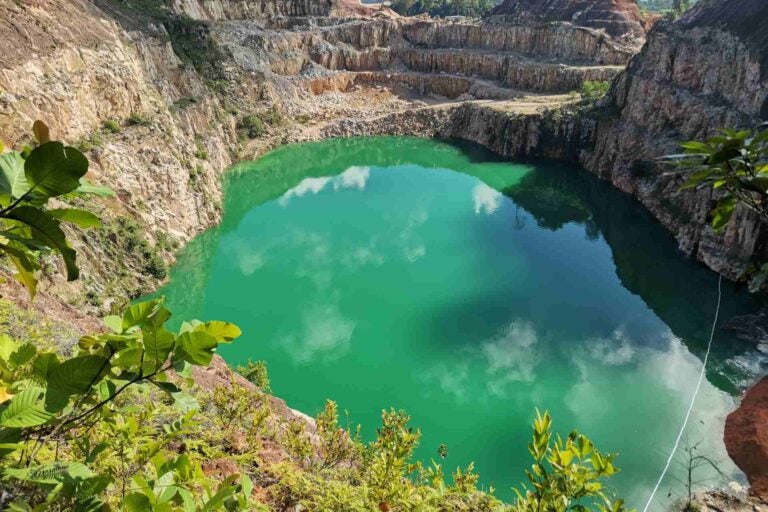 Kangkar Pulai Blue Lake