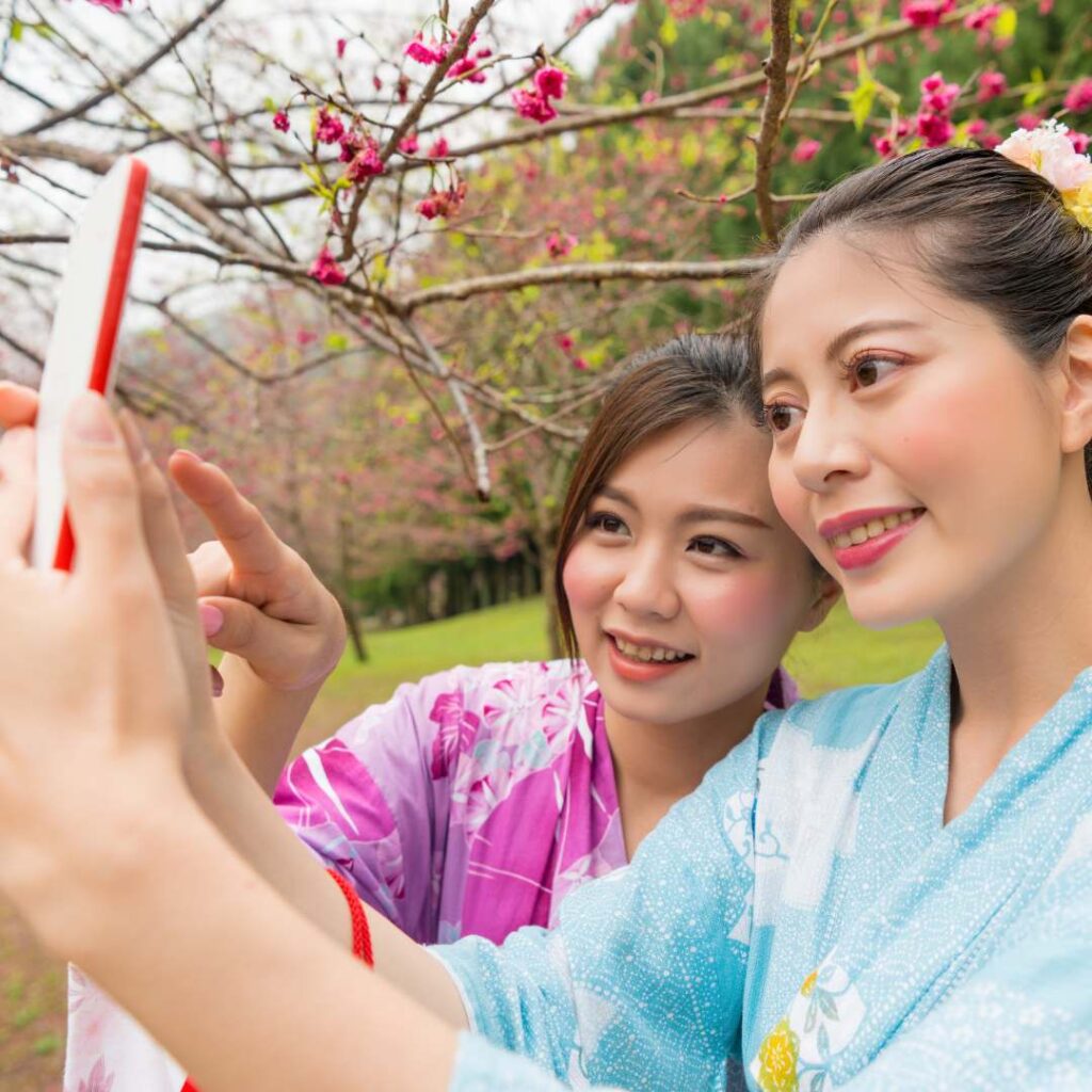 日本旅游自拍