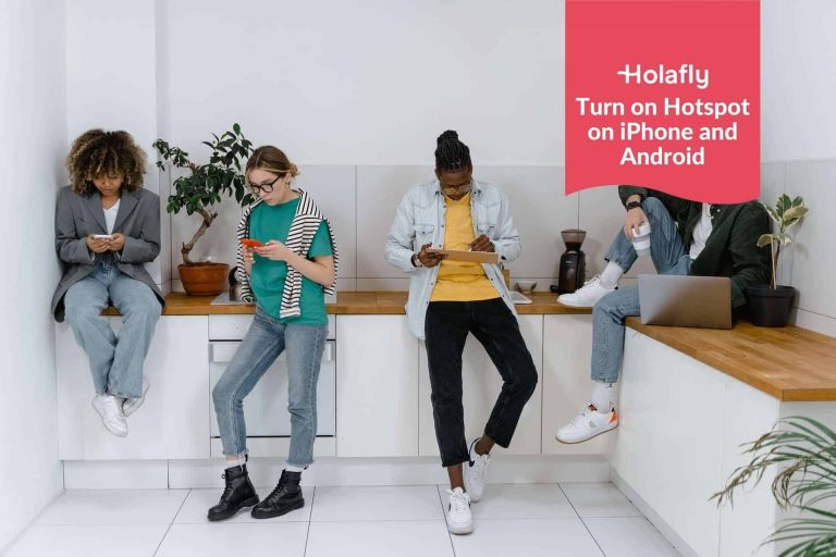 turn on hotspot on iphone and android